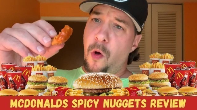 'McDonalds Spicy Nuggets and Mighty Hot Sauce Review 