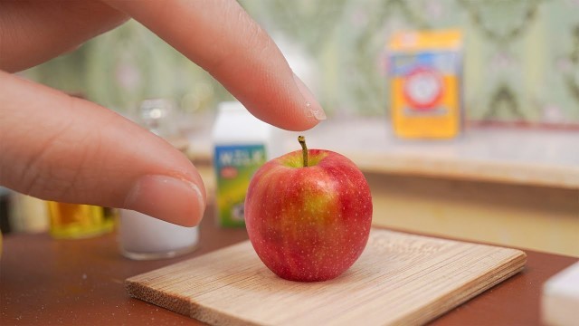 'Apple Pancakes Recipe | ASMR Miniature Cooking | Mini Food'