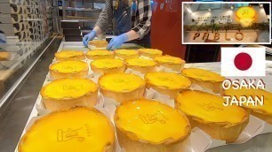 'Japanese Street Food :PABLO Cheese tart //Cheesecake //Dontonburi Osaka :Japanese Desserts'