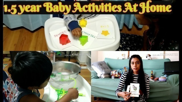 '1.5 year baby activities in Tamil|18 - 24 months baby Activities at home|Montessori 18-24 months'