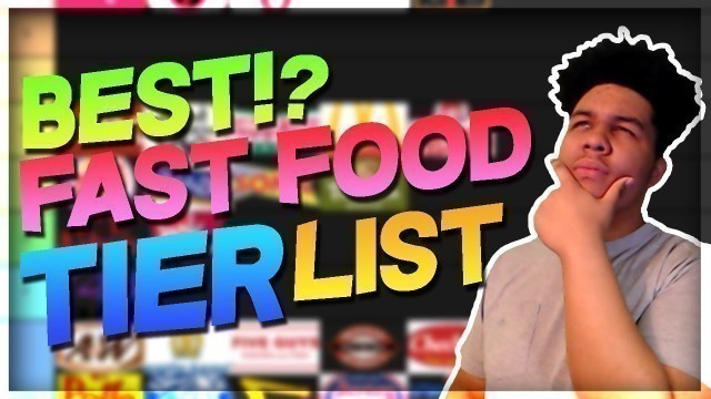 'The BEST Fast Food Tier List... (funny & accurate)'