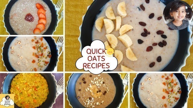 'Baby Breakfast | 5 Healthy Oats Recipes | Baby Breakfast 12-36 months old | Baby Food 1-3 Year'