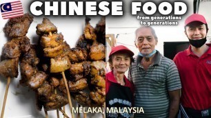 'CHINESE MALAYSIAN Food in MELAKA Malaysia | Melaka Street Food in MALAYSIA'