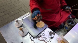 'KOREAN STREET FOOD (myeongdong) -  Ppopgi / Korean Sugar Cookie / Candy'