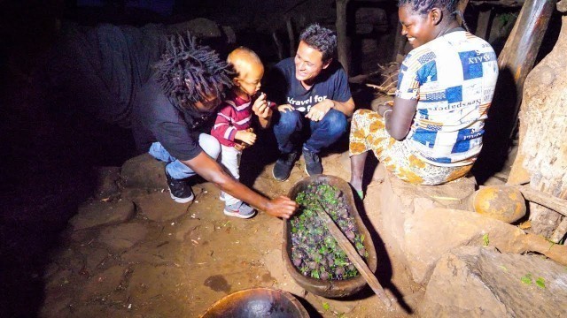 'Ethiopian Food in 500 YEAR OLD Konso Village in Ethiopia - AMAZING AFRICAN CULTURE!'