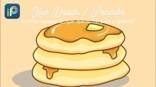 '(Ibis paint x) Menggambar Pancake 