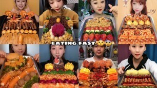 'Chinese mukbang eating soo fast can you do that ?