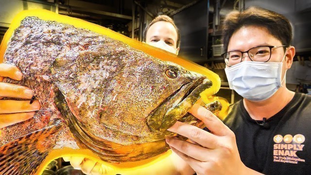 'Most INSANE Street Food in Asia - The BIGGEST 10LB Fish Head STEAMED + Street Food of Ipoh, Malaysia'