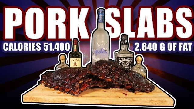 'Rib Stuffed Rib Slab - Epic Meal Time'