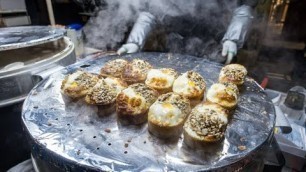 'Myeongdong street food in Seoul, South Korea'