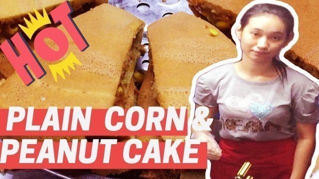 'MALAYSIAN STREET FOOD-HOT PLAIN CORN AND PEANUT CAKES'