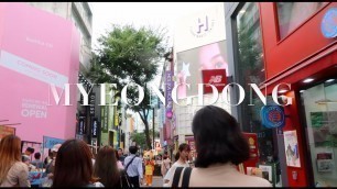 'Seoul Trip 2018: MYEONGDONG Street Food, Line Friends, Artbox, Daiso, Underground Shopping'