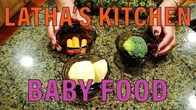 'Homemade \"ABC\" baby food recipe in Tamil (6 - 9 month old) | Apple + Broccoli + Carrots | USA'