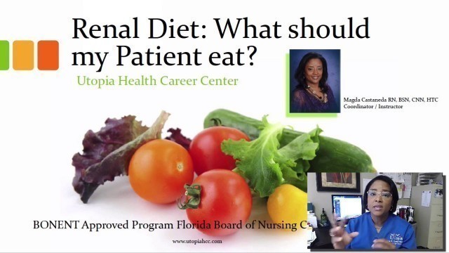 'Renal Diet - what can dialysis patients eat [Free Dialysis Video Training]'