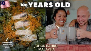 'HISTORIC and LEGENDARY Malaysian Street Food in JOHOR BAHRU | Street Food in Malaysia'