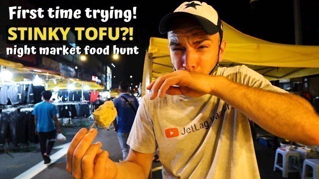 'Weirdest NIGHT MARKET FOOD in Malaysia! @Connaught Night Market- MALAYSIAN STREET FOOD & TRAVEL VLOG'