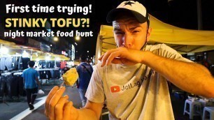 'Weirdest NIGHT MARKET FOOD in Malaysia! @Connaught Night Market- MALAYSIAN STREET FOOD & TRAVEL VLOG'