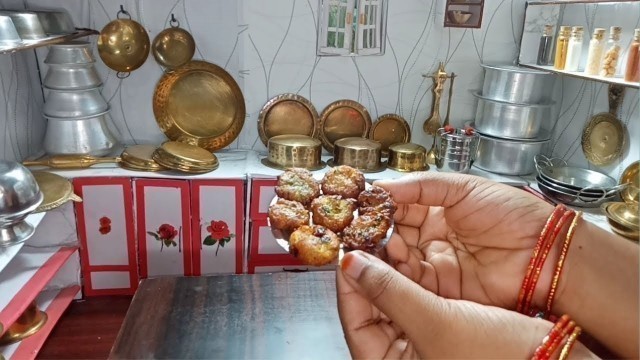 'Miniature Aloo Tikki | Miniature Potato Tikki | Mini Food | Tiny Food | Miniature Cooking'