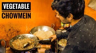 'Veg Chowmein Street Food | Kolkata Street Food | Veg Chow Mein Recipe | Indian Street Food'