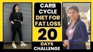 'Carb Cycle Diet Plan For Weight Loss By imkavy'