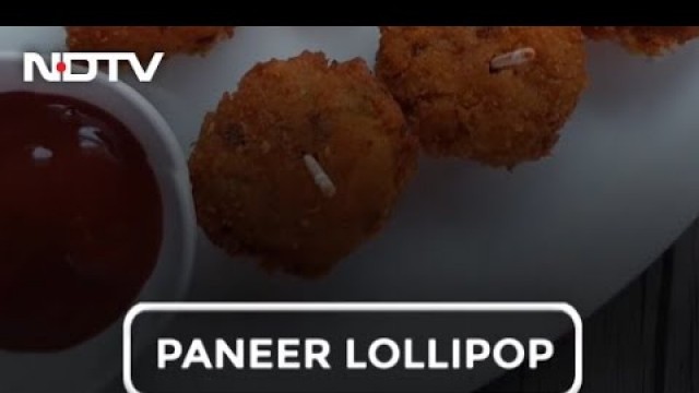 'How To Make Paneer Lollipop | Easy Paneer Lollipop Recipe Video'