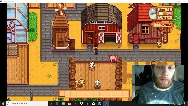 'ASMR - Playing Stardew Valley/Eating Tortillas And Cheese Bean Dip #287'