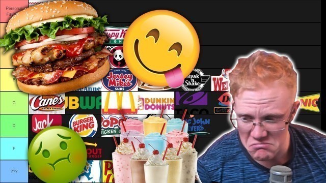 'Calebhart42 Makes a Fast Food Tier List'