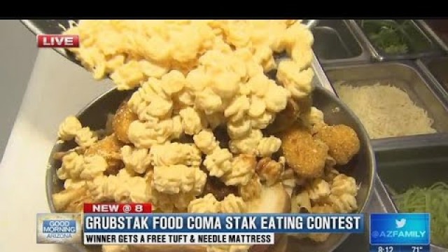 'Grubstak Food Coma Stak eating contest'