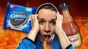 'Trying the TIKTOK VIRAL  WEIRD FOOD MASH UPS HOT SAUCE CHALLENGE !!!  TIK TOK FOOD HACKS  Taste Test'