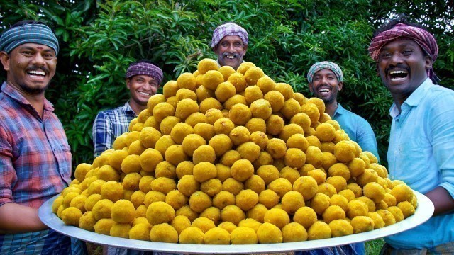 '1000 LADDU | Diwali Sweets Recipe | Boondi Laddu Making in Village | Indian Dessert Recipes Cooking'