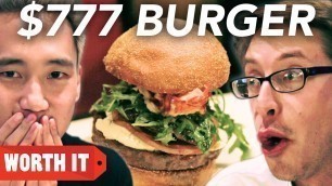 '$4 Burger Vs. $777 Burger'