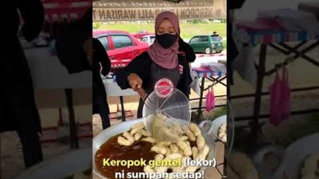 'Malaysian Street Food - Keropok Getel #Shorts'