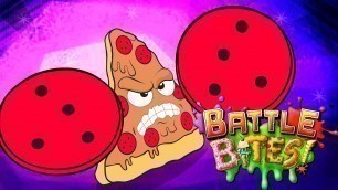 'Hazardous Hot Wings VS Juiced Box | Battle Bites Videos | Food Attack | Food Fight | Kids Cartoons'