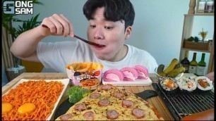 'ASMR MUKBANG KOREA FOOD NEW. AEJEONG, SAS ASMR, GONGSAM ASMR, SSOYOUNG, DONAM. EATING SOUNDS.'