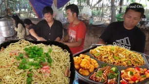 'Chinese Street Food | Noodles Rice Manchurian | Kolkata Street Food | Subba Fast Food Salt Lake'