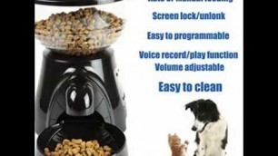 'PESDA Automatic Cat Feeder, Dog Food Dispenser for Pets with 2 Modes, Programmable Timer,'