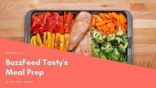 'TRYING BUZZFEED TASTY\'S MEAL PREP'