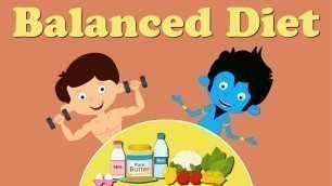 'Balanced Diet | #aumsum #kids #science #education #children'