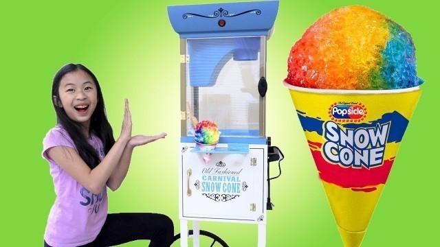 'Pretend Play Food Truck Toy with GIANT SNOW CONE'