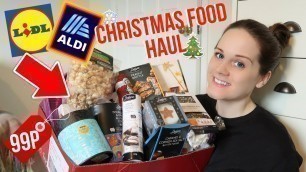 'LIDL & ALDI CHRISTMAS FOOD HAUL *FROM £1* VLOGMAS DAY 6'