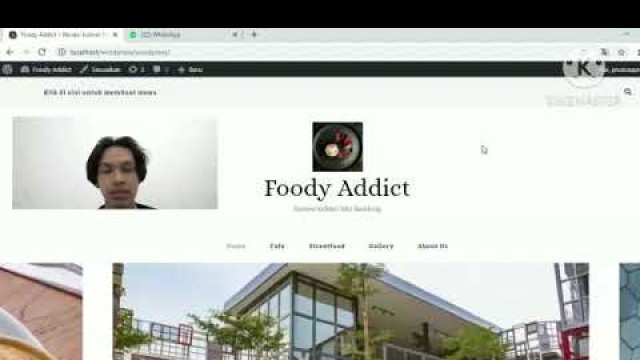 'Presentasi Web Food Addict - UAS Web design kelas F'