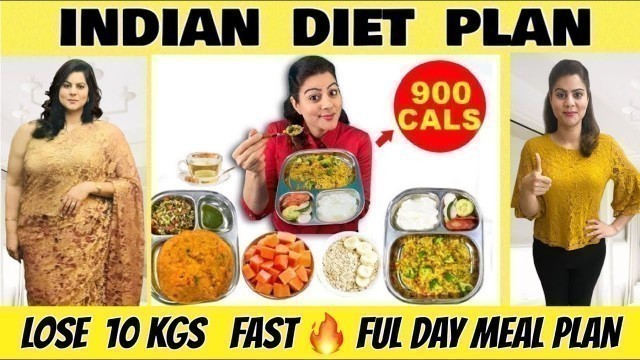 'Indian Diet Plan to Lose Weight Fast | Indian Meal Plan for Fast Weight Loss in Hindi -Natasha Mohan'