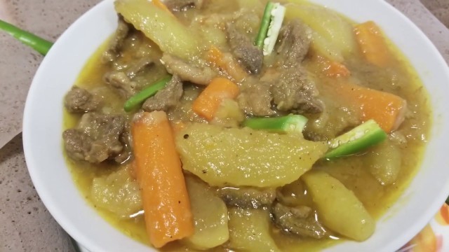 'Ethiopian food/ How to make potato stew with carrots & meat/ድንች በካሮት እና በስጋ'