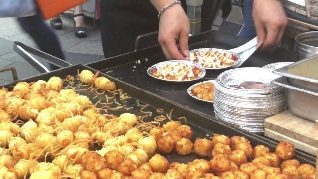 'Travel korea - Myeongdong street food seoul'