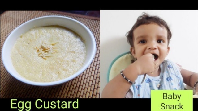 'Egg Custard | Pudding Recipe | 1+ year old Baby Food | Babies and Toddlers Snacks'