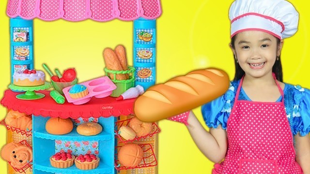 'Hana Pretend Play with Pretend Cooking Food Bakery Toys'