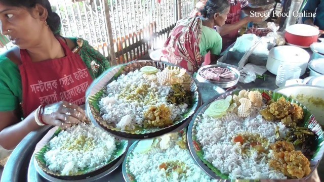 'Salt Lake Sector 5 Hawkers Welfare Present Lunch with Reasonable Price | Kolkata Street Food Online'