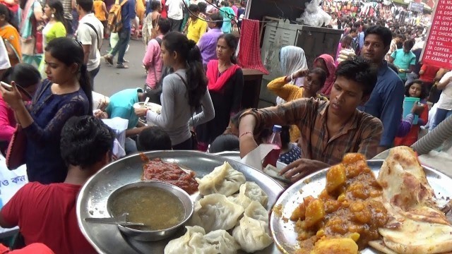 'Complete Fast Food Package ( Chicken Momo / Chowmein / Egg Roll / Paratha ) | Kolkata Street Food'