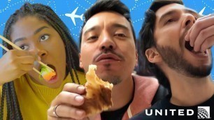 'Airport Layover Food Challenge // Presented by BuzzFeed & United Airlines'