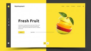 'How to Create organic food website design using HTML & CSS | Wpshopmart'